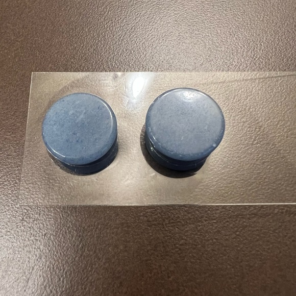 NIP Healing Stones Blue Aventurine 5/8in Plugs - Picture 1 of 6